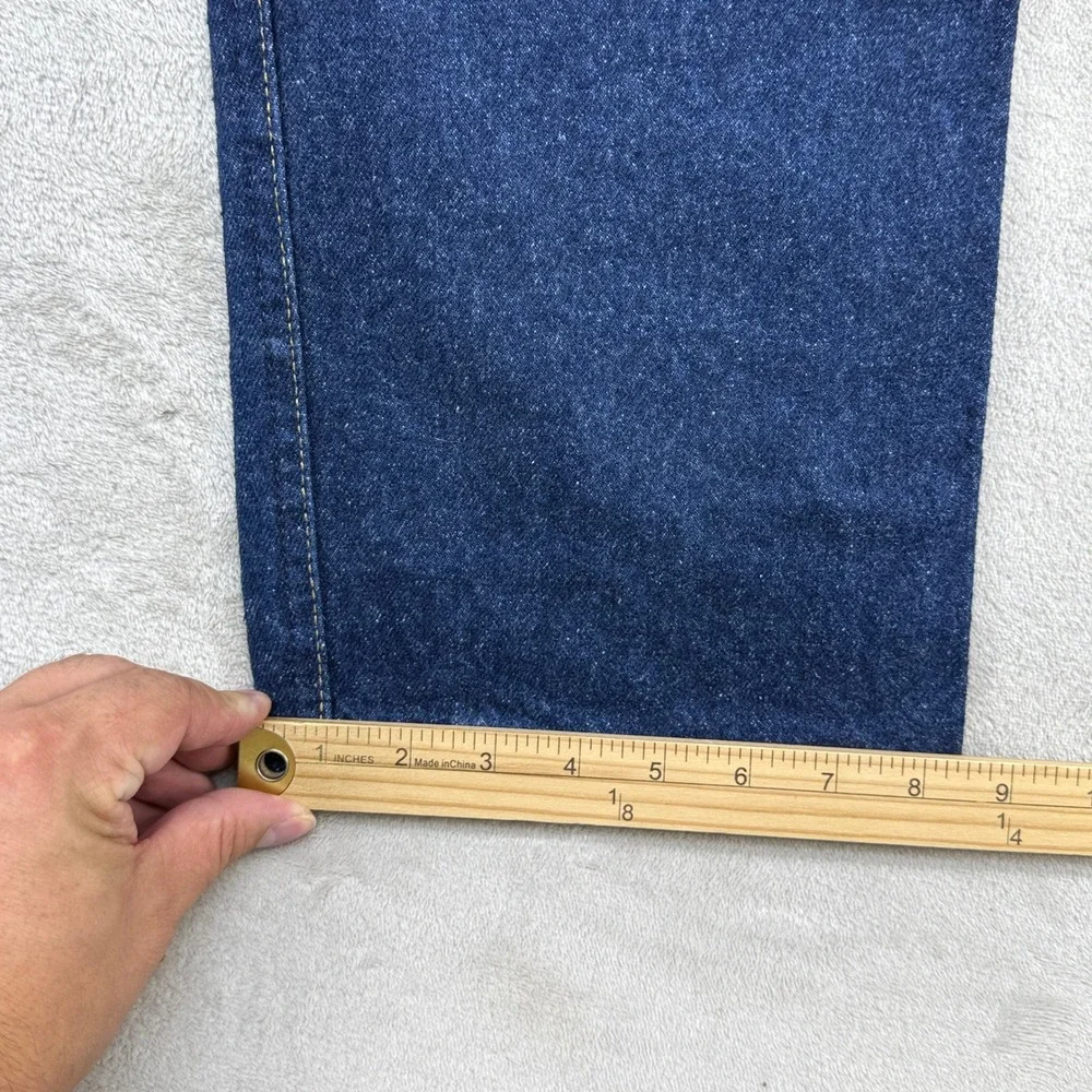 Vintage Lee Regular Fit Jeans Mens 36x32 Blue Straight Leg Denim Made in USA
